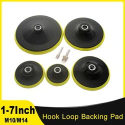 3-7 Inch Hook and Loop Backing Pad M10/M14 Sanding Holder Polishing Backer Plate Orbital Polisher for Buffer Polisher