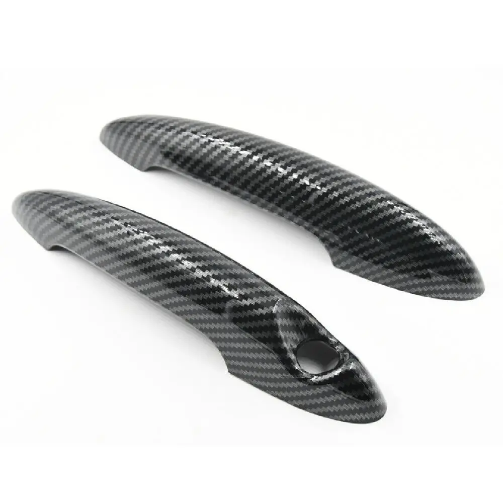 

Gloss Black Or Carbon Fiber Car Door Handle Cover For BMW MINI Cooper S R50 R52 R53 R55 R56 R57 R58 R59 R61 Car Handle Cover