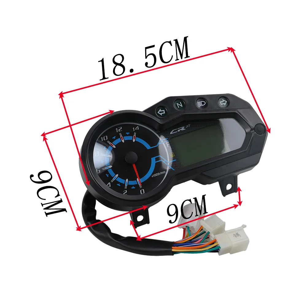 

Motorcycle Speedometer For Italika 150z 150sz 170z Tachometer Multi-Functional Display Instrument Dashboard Gear Speed Oil Meter