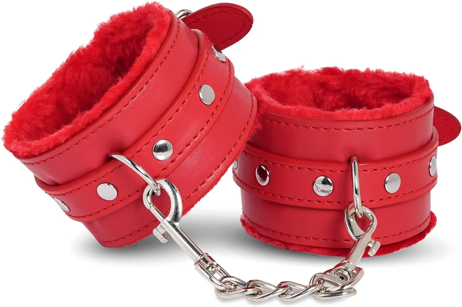 

Adjustable Handcuffs Ankle Bracelets SM Adult Plush PU Leather Bondage Fetish Handcuffs Kit Cuff Restraint Set Sex Toy