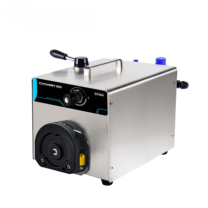 

CHONRY QT600 air motor stainless steel peristaltic pump intelligent Used in Food and Chemical Research Fine Chemicals