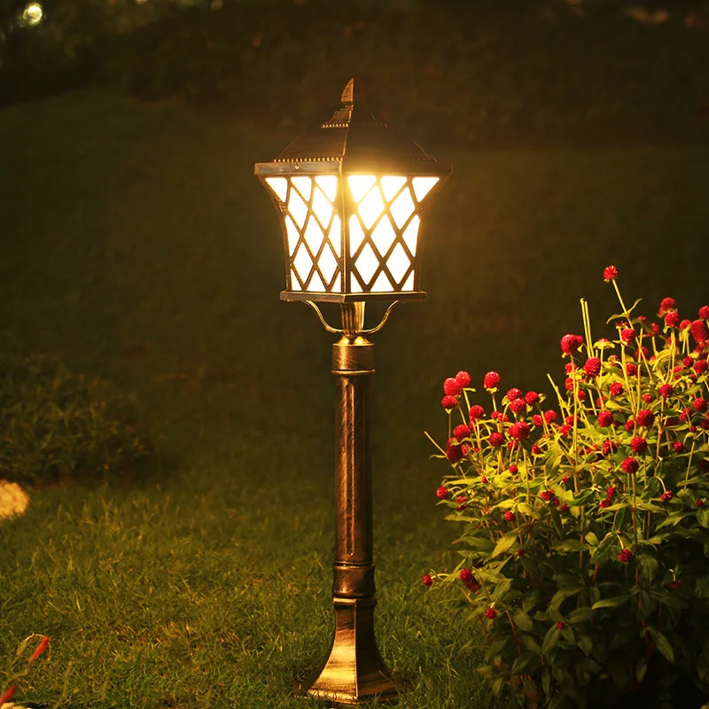 

80CM European Style Garden Outdoor Lawn Lamp Courtyard Outdoor Villa Floor Lamp Waterproof Lawn Small Street Lamp