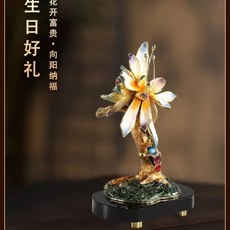 DSA high value creative crystal enamel color desktop decorative ornaments wholesale