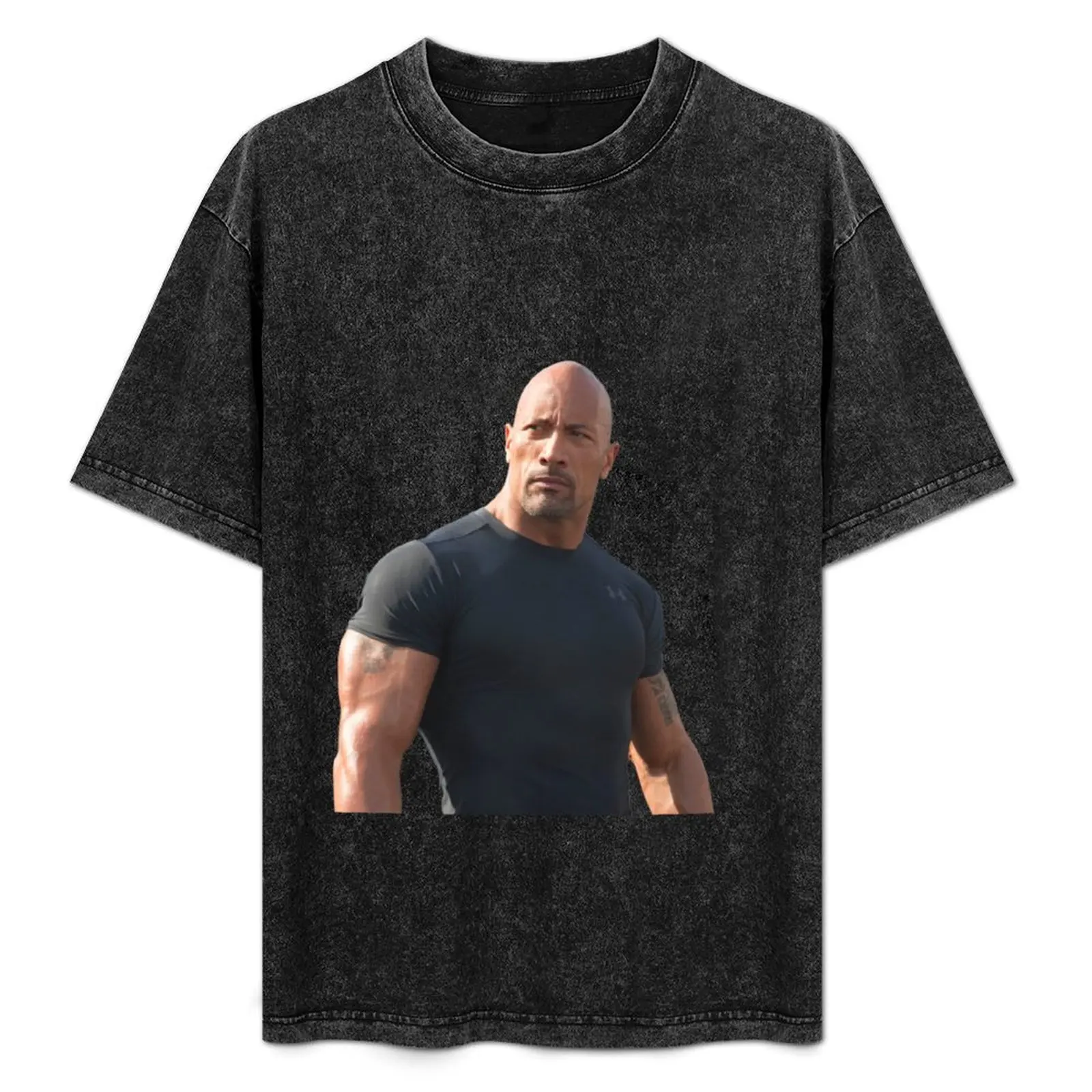 

The Rock T-Shirt Retro Graphic Print T-Shirt