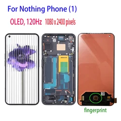 OLED 120HZ For Nothing Phone 1 A063 LCD Display Touch Screen Digitizer Assembly