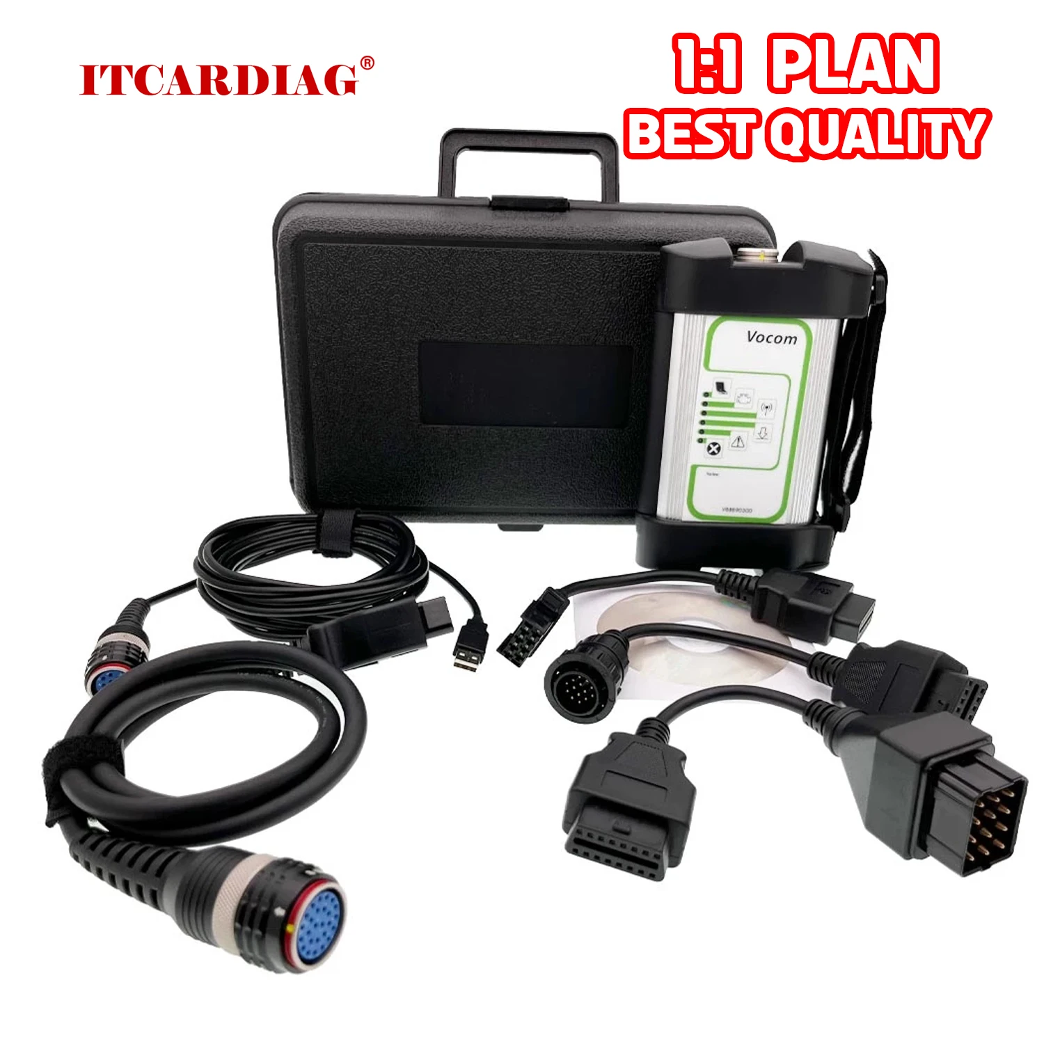 

1:1 Design Best Quality for Vocom 88890300 Interface USB Version Truck Diagnostic Scanner Tool For Renault/UD/Mack/Volvo