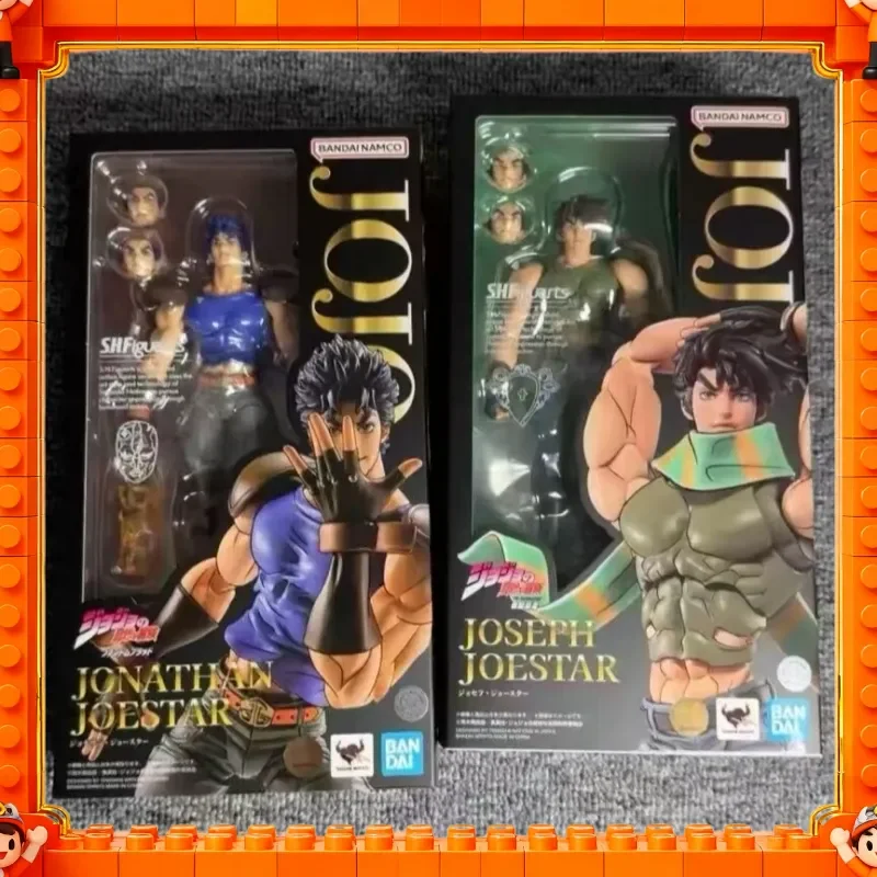 

Genuine Bandai Jojo'S Bizarre Adventure S.H.F Joseph Joestar Jonathan Joestar Action Figure Model Toy Fans Gfit