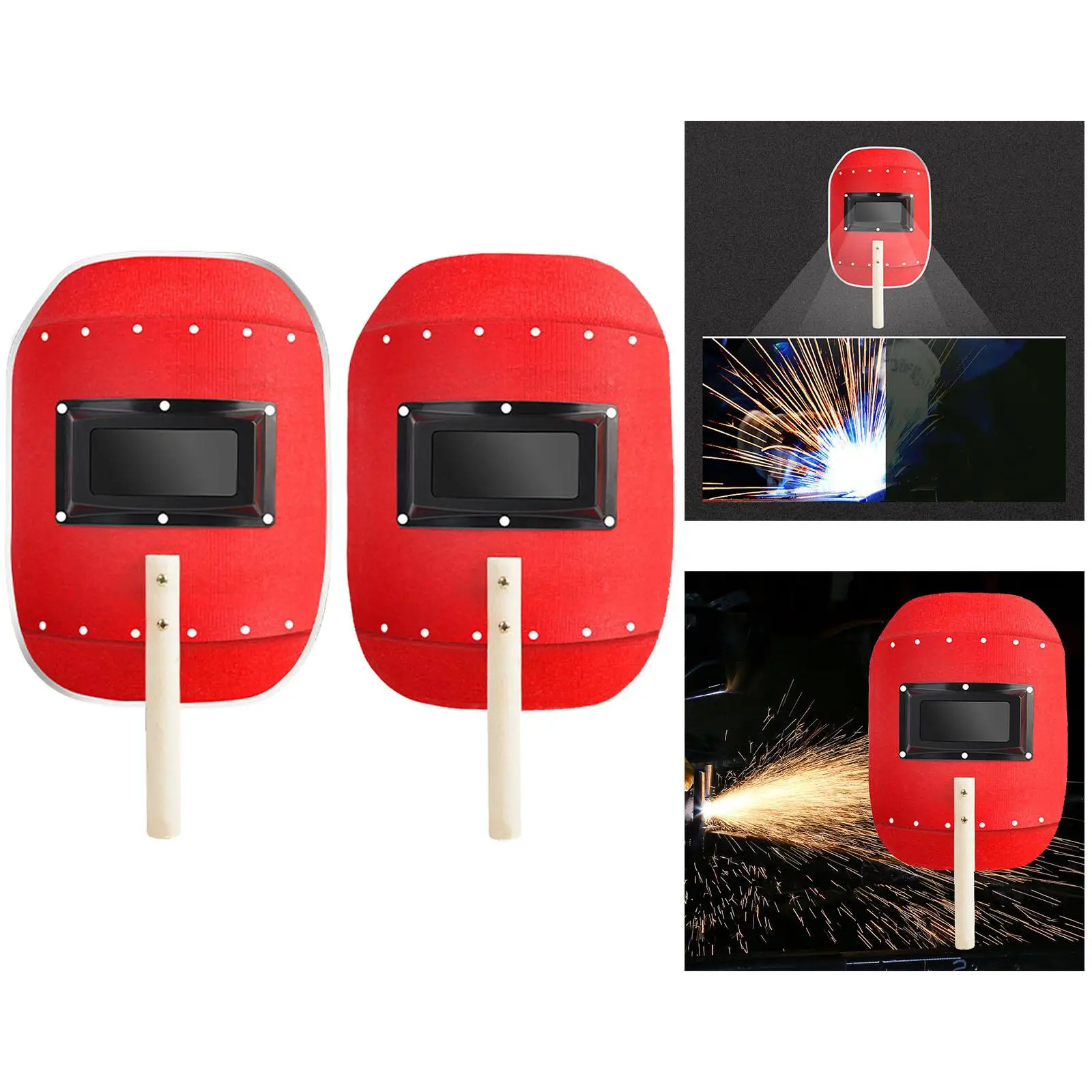 Lightweight Handheld Heat Resistant Welding Mask, for Welding