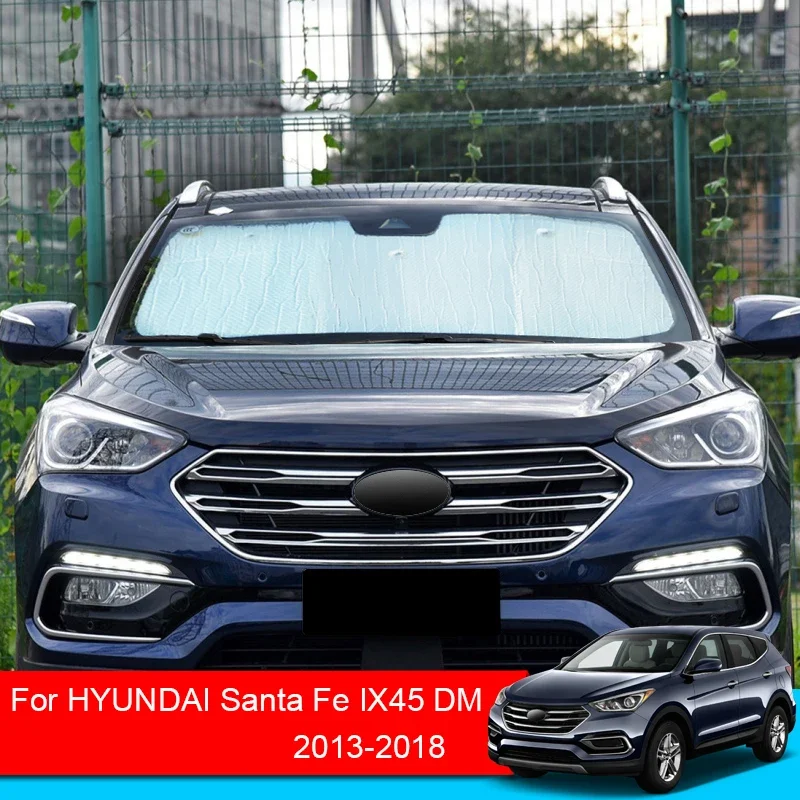 

For Hyundai Santa Fe IX45 DM 2013-2025 Car Sunshades UV Protection Cover Window Curtain Sun Shade Visor Windshield Car Accessory