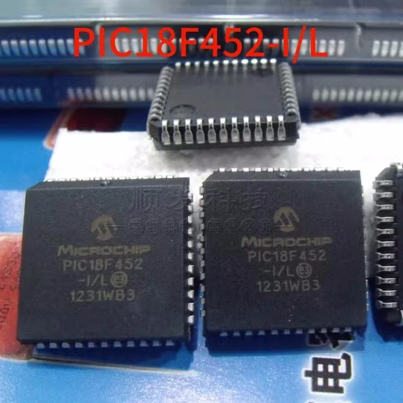 10~50Pcs new original PIC18F452-I/L PIC18F452-1/L PLCC44