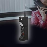 Vintage Style Brick Phone Decor 80S 90S Old Fashioned Cellular Phone Model for Halloween Party Desktop Living Room Stage