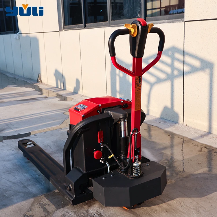 YULI forklift manufacturer Welift 1.5ton 1500kg Heavy-duty Full hydraulic Electric Pallet Truck With Lithium Battery