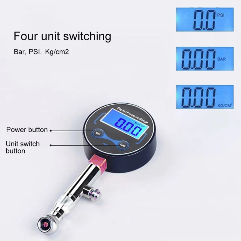 Digital Tyre Pressure Gauge Car Tire Pressure Gauge for Truck Car Motorcycle