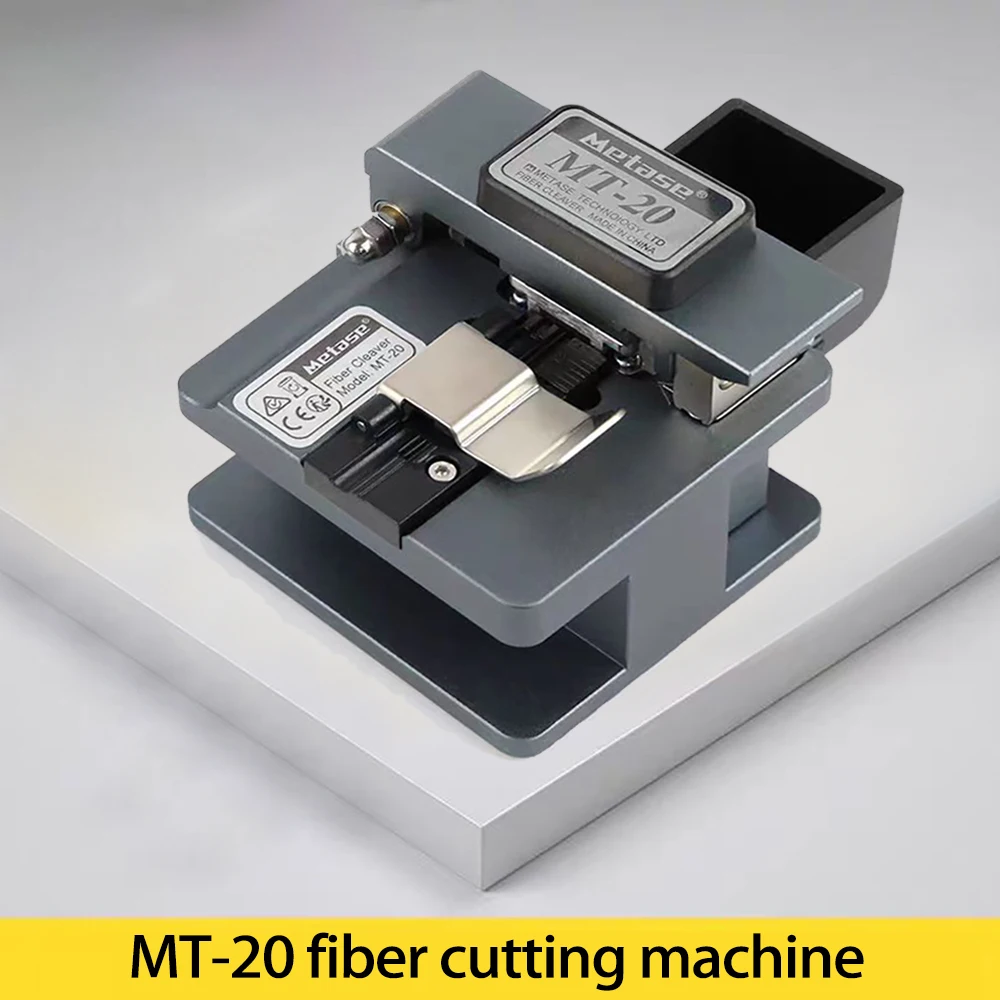 

MT-20 fibra optica Fiber Cleaver Black high precision fiber cutting machine FTTH fiber optic material Metal cutting machine