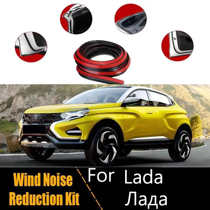 

For Lada Granta Vesta XRAY XCODE 4x4 Vision concept Riva car door A/B-pillar bonnet trunk soundproofing strips