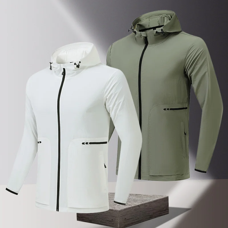 

Мужская толстовка с длинным рукавом, модная спортивная куртка, простая универсальная быстросохнущая футболка для бега, в ретро-стиле