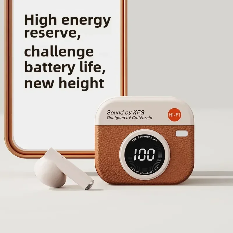 سماعات أذن TWS لاسلكية جديدة سماعات بلوتوث مع ميكروفون للحد من الضوضاء سماعات أذن عالية الدقة مع ميكروفون