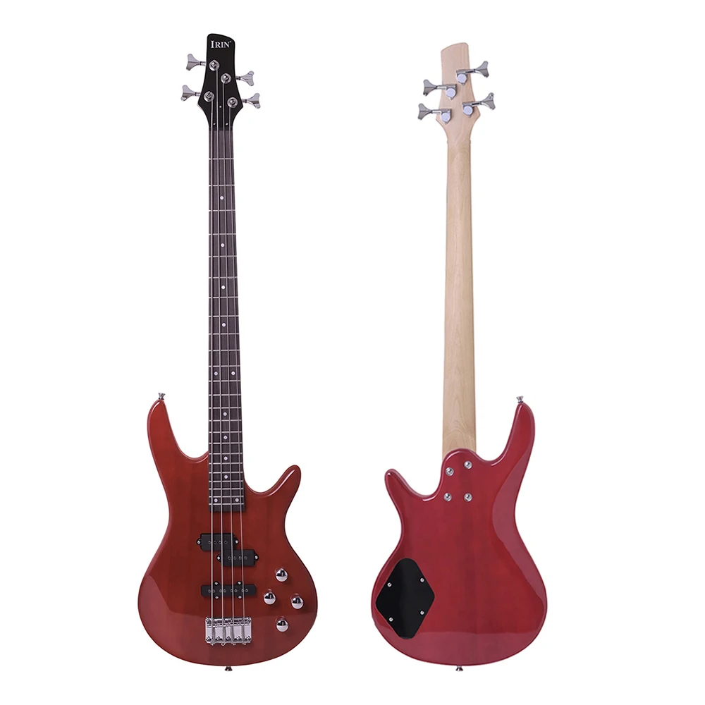 

IRIN 4 String Bass Guitar 24 Frets Maple Body Electric Bass Guitarra Stringed Instrument With Wrenches Cable Accessories