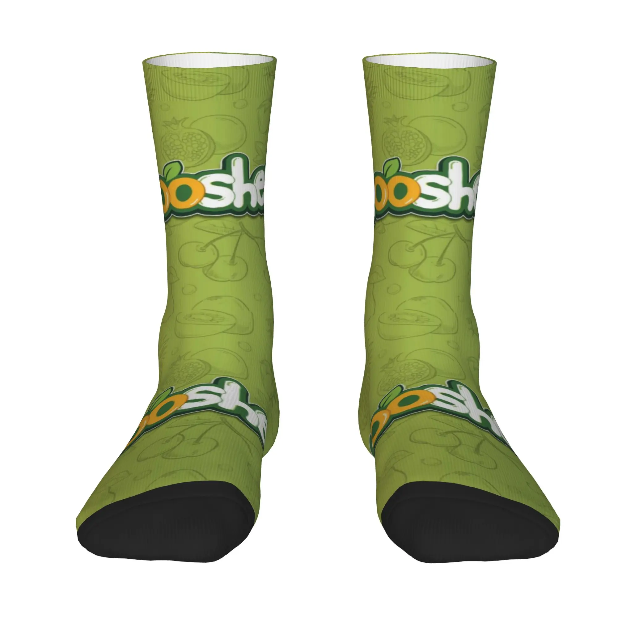 1 Pair Funny Sock Frooshers logo Hip Hop Seamless Pattern Printed Men Crew Socks Novelty Men's Socks