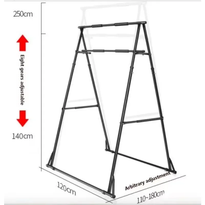 Newly Upgraded High Quality Multifunctional Adjustable Air Yoga Hammock Set Frame Bracket Sandbag Bracket Pull Up