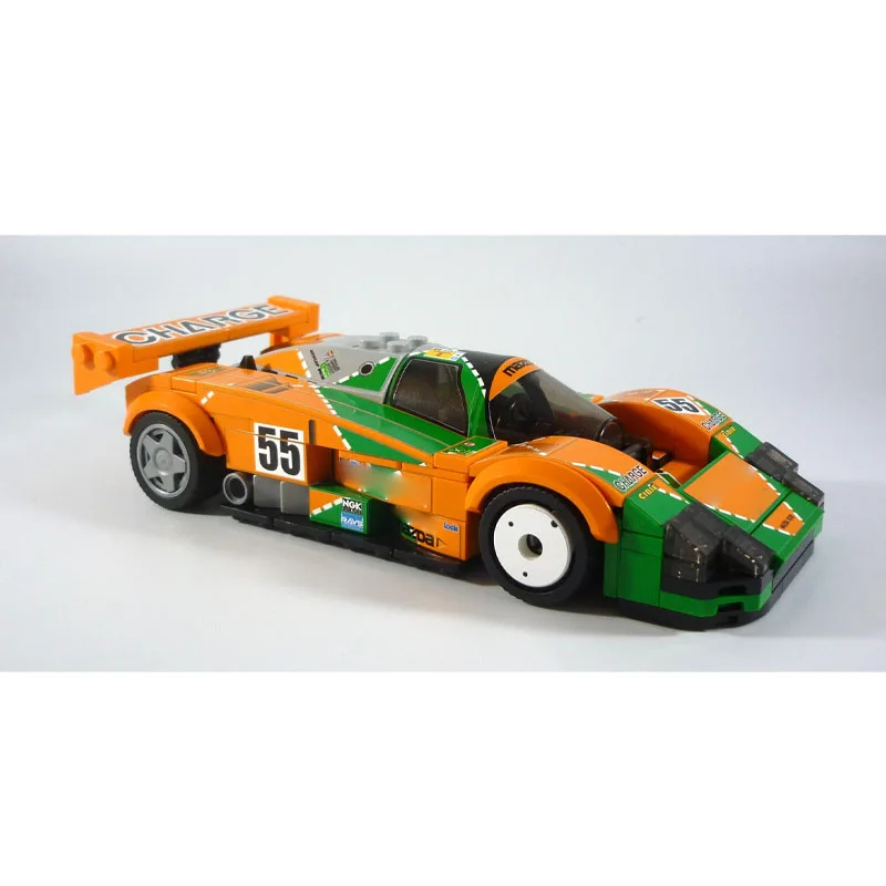 

MOC-129182 Новая классическая модель культового спортивного гоночного автомобиля 1990-х годов, детали 261, игрушка в подарок на день рождения для мальчиков и детей