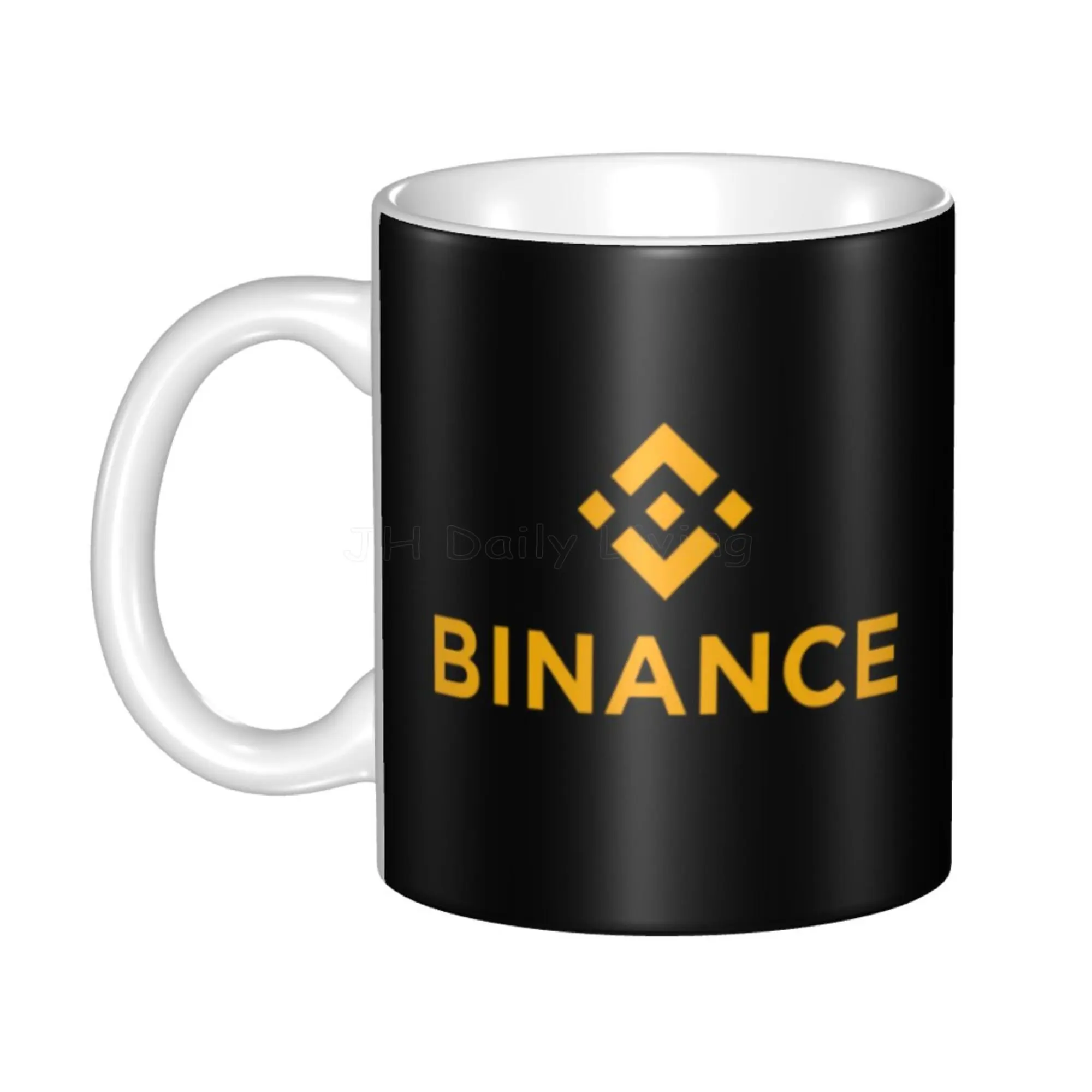 Binance Coin Crypto Miners Creative Coffee Cups 11 oz Fashion Ceramic Mug Tea Milk Cocoa Cup Unique Office Gift