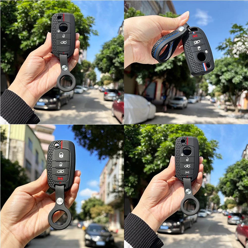 Funda para llave de coche, llavero, para Fiat Tipo, Toro, Freedom, Freemont, Fastback, Pulse, Cronos, Argo, y Dodge Neon