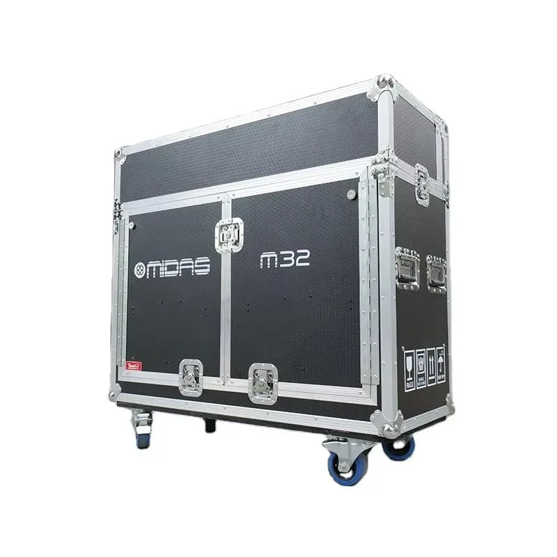 

Black Flip Version DJ Mixers Console Flight Road Hard Cases for Midas M32