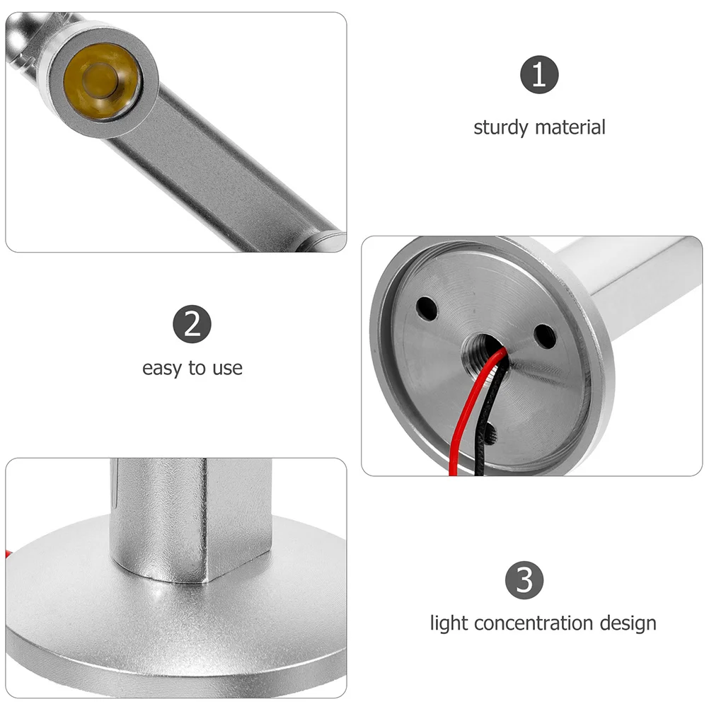 

Rotatable Cabinet Spotlight Small Head Standing LED Spotlight Jewelry Showcase Indoor Decorative Spot Lights Indoor