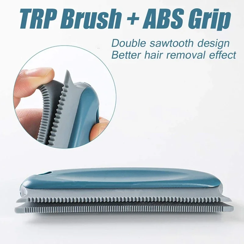 Brosse anti-peluches portable et multifonctionnelle, dépoussiéreur de tissu Fuzz, dissolvant domestique, livres, chat, chien, animal de compagnie,