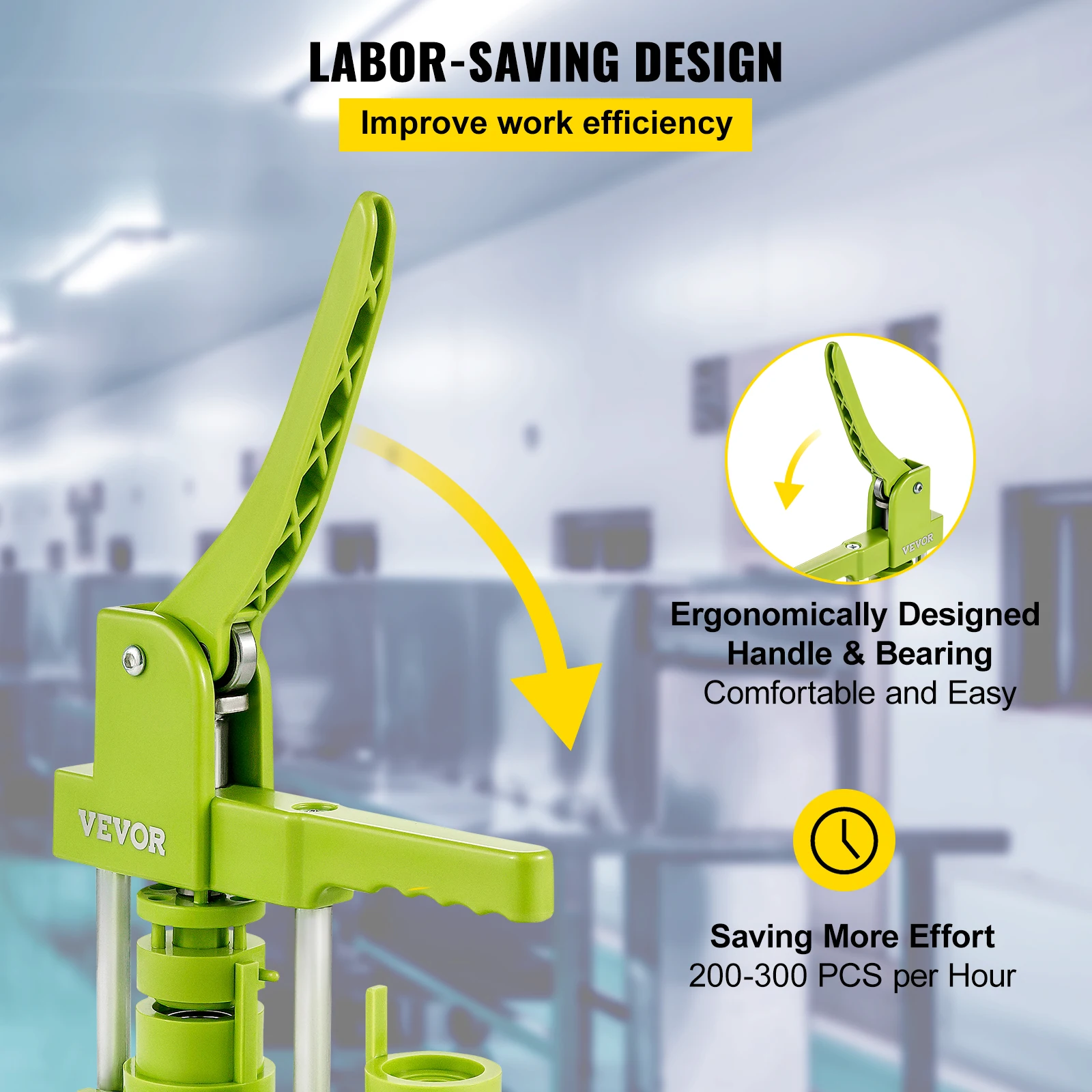 VEVOR 25MM 58MM macchina per la creazione di bottoni per Badge spille fai da te strumento per la produzione di presse con parti di pulsanti da 500 o 1000 pezzi e taglierina circolare