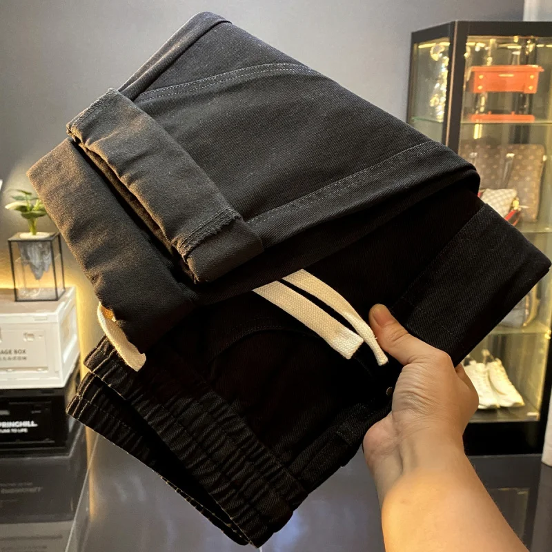 

2025Autumn New Casual Pants Men's American High Street Retro Trendy Sports Loose Straight Workwear Long Pants