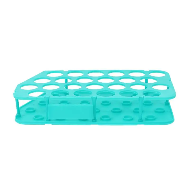 1 Laboratory Centrifuge Tubes Storage Rack Experimental Test Tube Rack Plastic Holes Test Tube Display Shelf Sample Tubes Holder