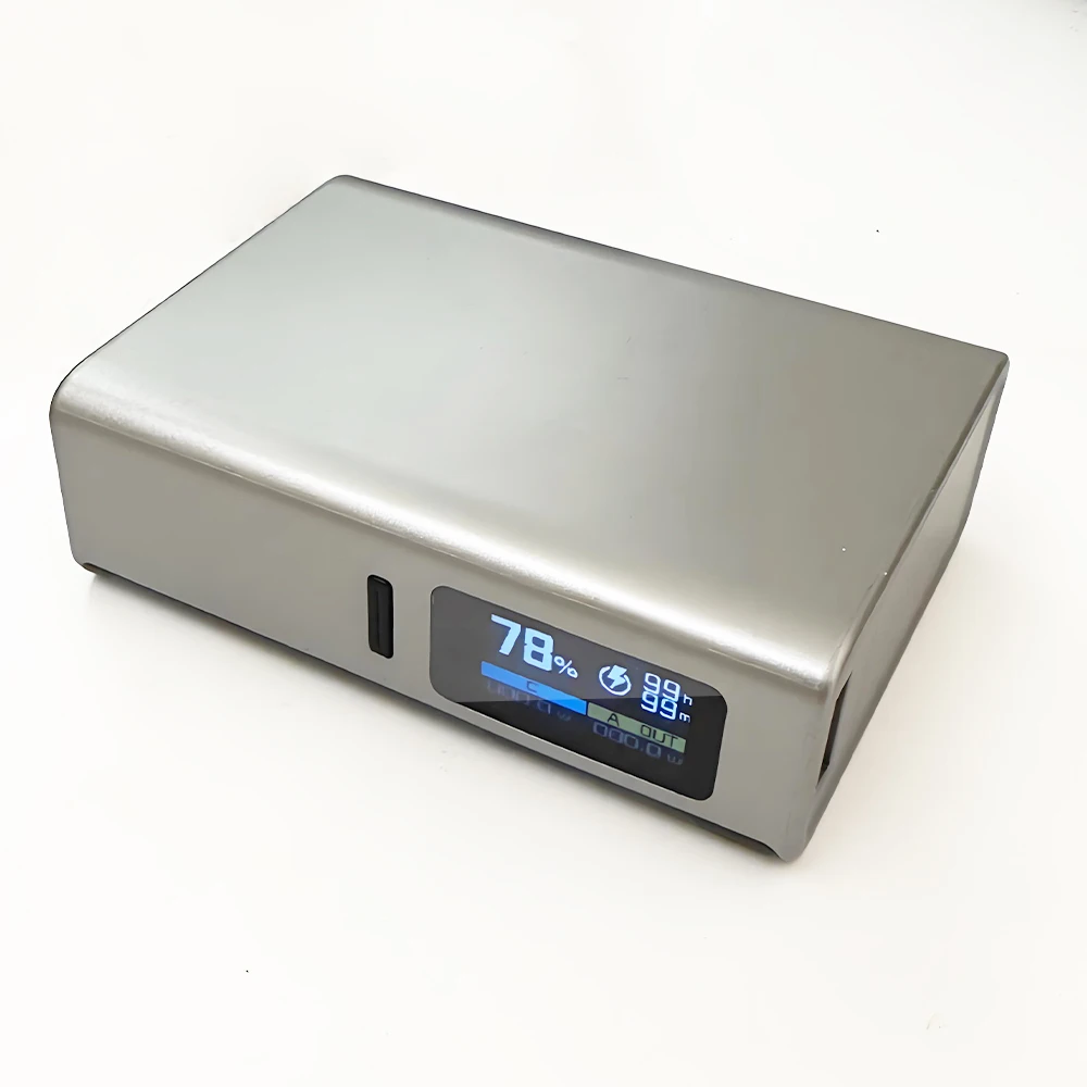 22,5 W Schnelllademodul, TFT-Farbbildschirm, digitales DIY-Powerbank-Kit, 21700-Batteriegehäuse, schnelles Aufladen, tragbare Mini-Power