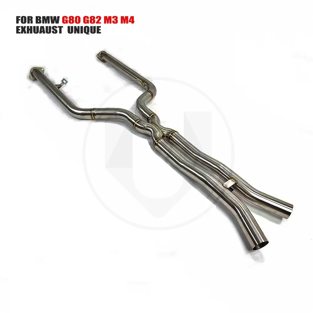 

UNIQUE Stainless Steel Exhaust System Performance Catback For BMW G80 G82 m3 m4 Single Middle Pipe