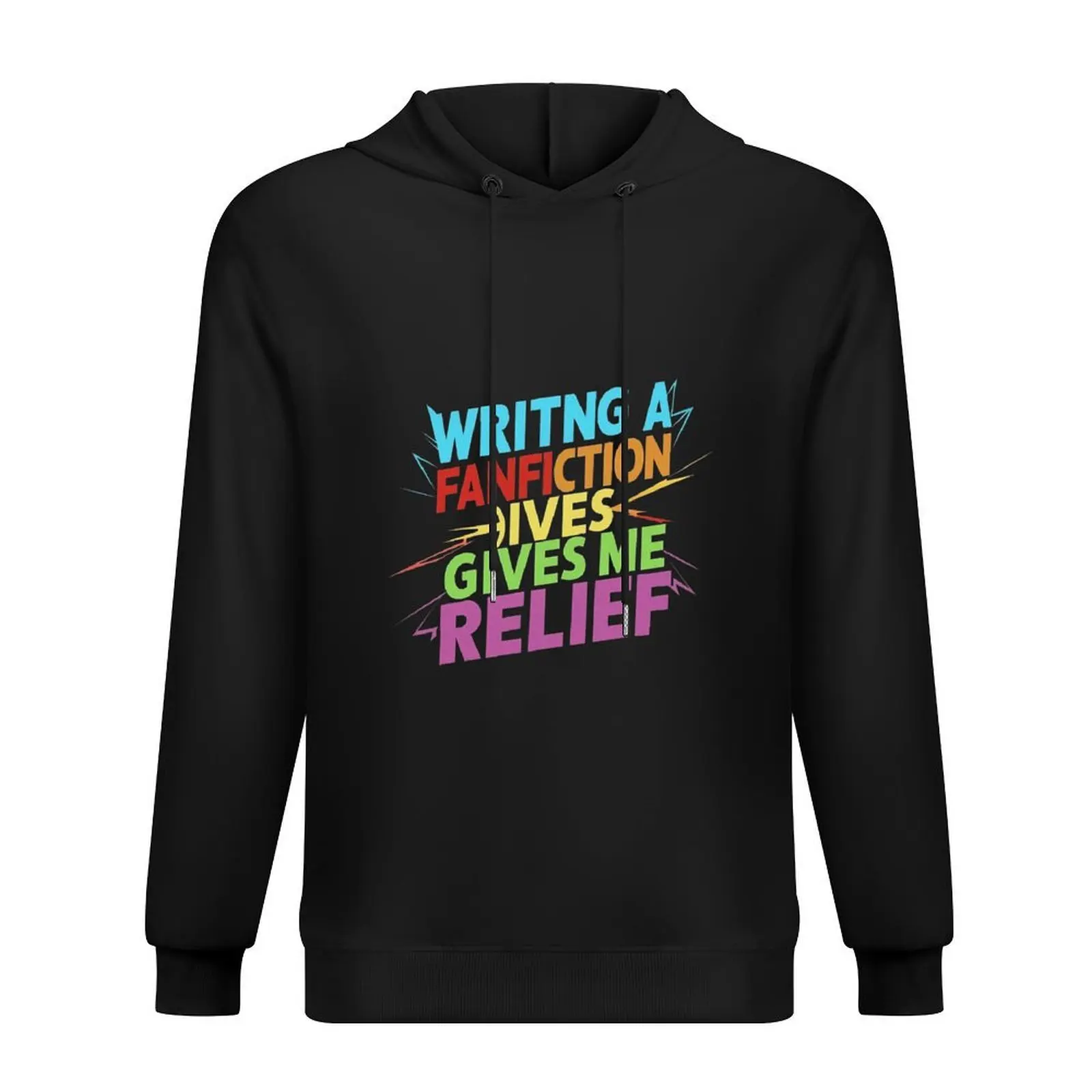 

Fictional Bliss-Writing fiction brings me relief Hoodie men wear fashion men anime clothing new hoodies and sweatshirts