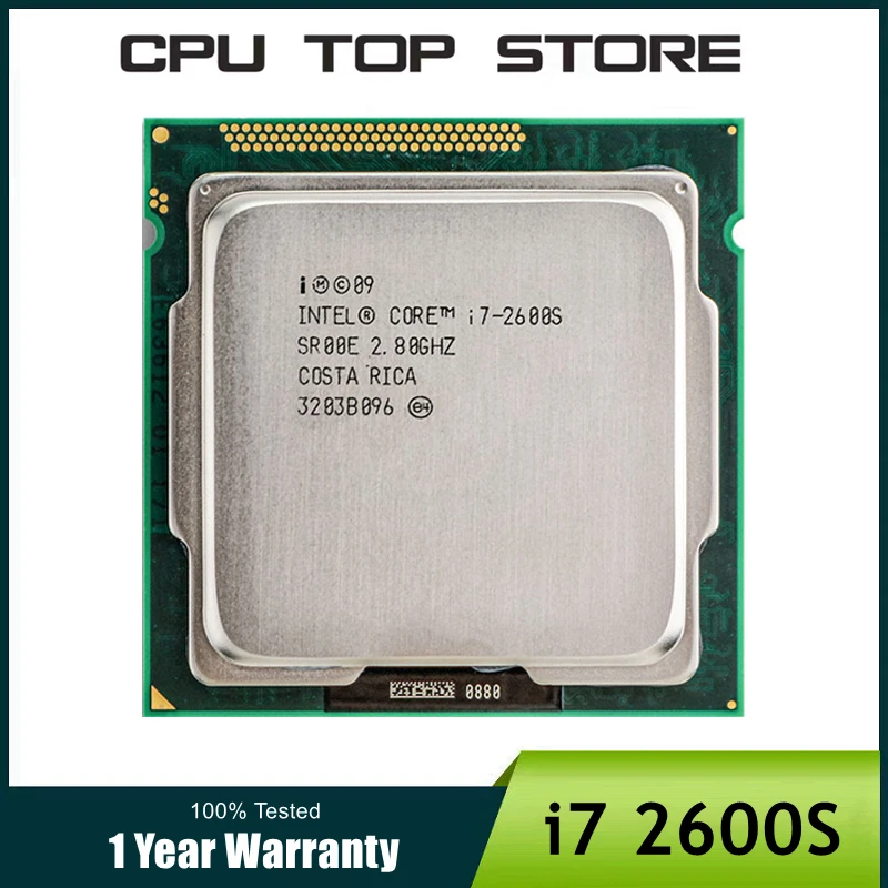 Intel Core i7 2600S CPU Processor Quad-Core 2.8GHz 65W LGA 1155