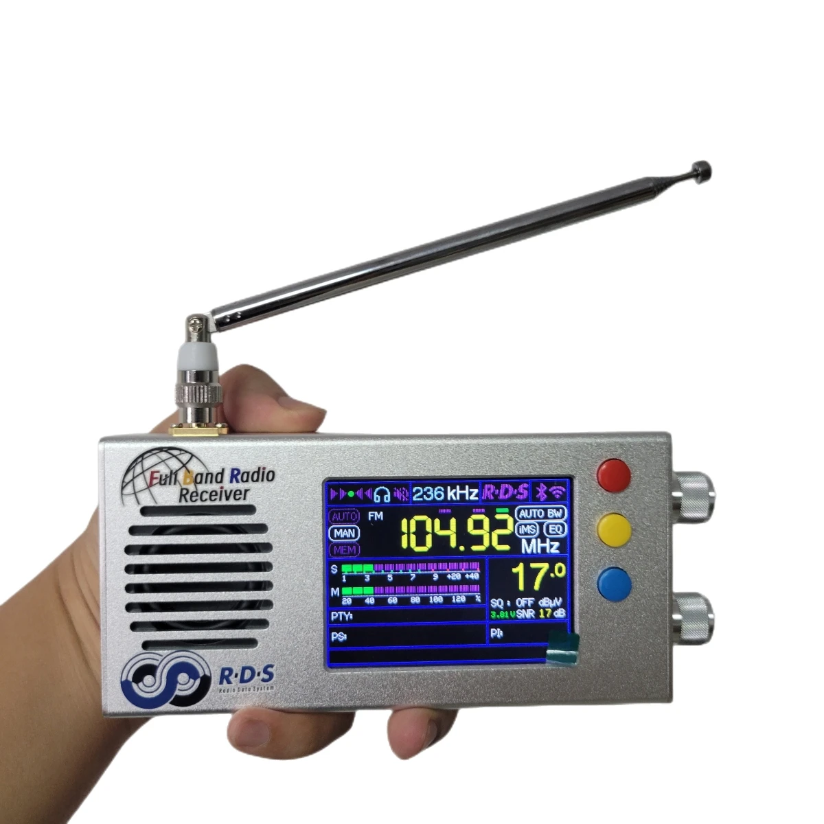 Receptor Rádio All Band para sw mw lw fm am Novo Rádio Full Band