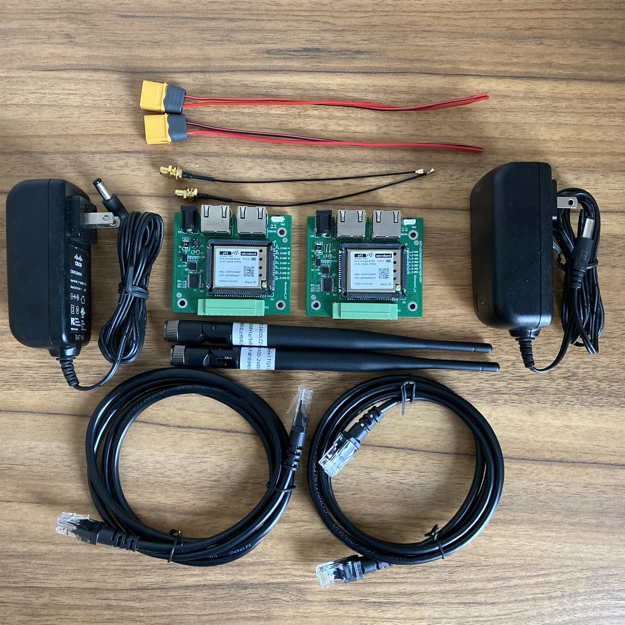 Microhard PX2 high-power WIFI to Ethernet digital image transmission and data transmission integrated module evaluation kit