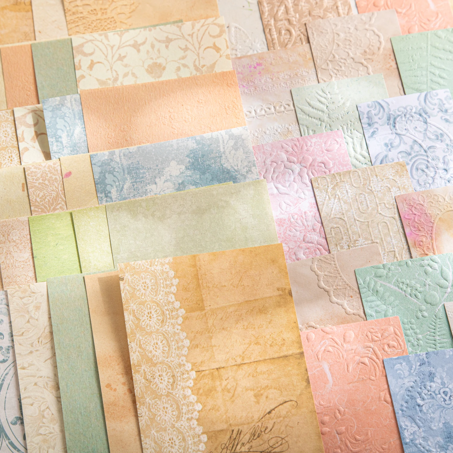 Player Sight of Spring Series Vintage Lace Flower Pattern Instituts, Paper Material, Creative DIY, Junk Journal, Collage Staacquering