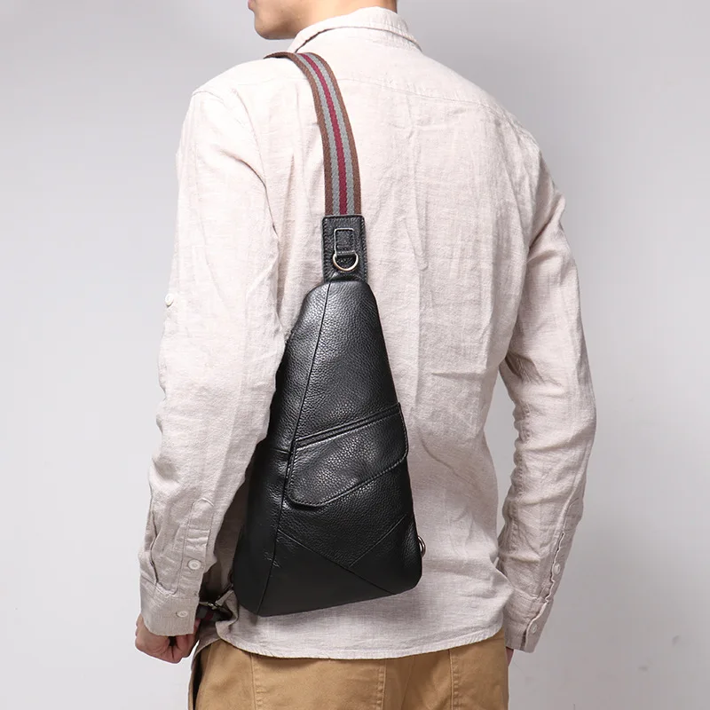 new-men's-genuine-leather-crossbody-bag-korean-style-single-shoulder-diagonal-bag-women's-cowhide-chest-bag-simple-mobile-pho