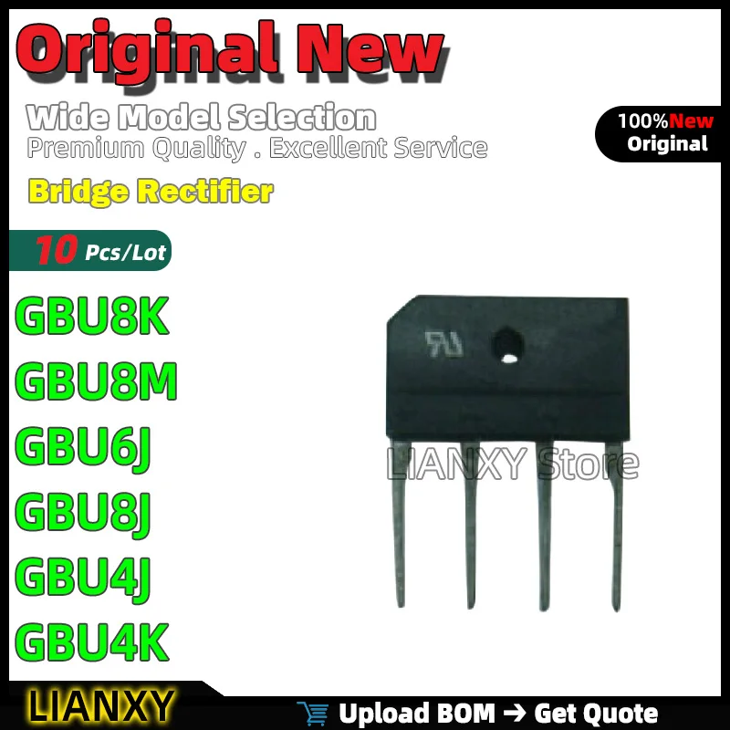 10Pcs GBU-4 GBU8K G…