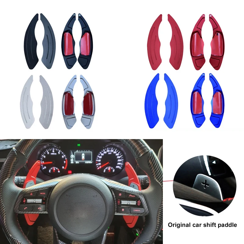 For Kia K3 CEED CD Xceed Proceed GT 2PCS Quality Aluminum Alloy Steering Wheel Shift Paddle Shifter Extension