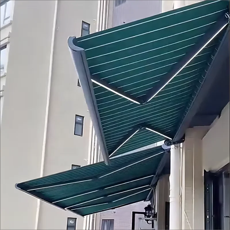 

New Full Cassette Awnings Foldable Awning Remote With Led Light