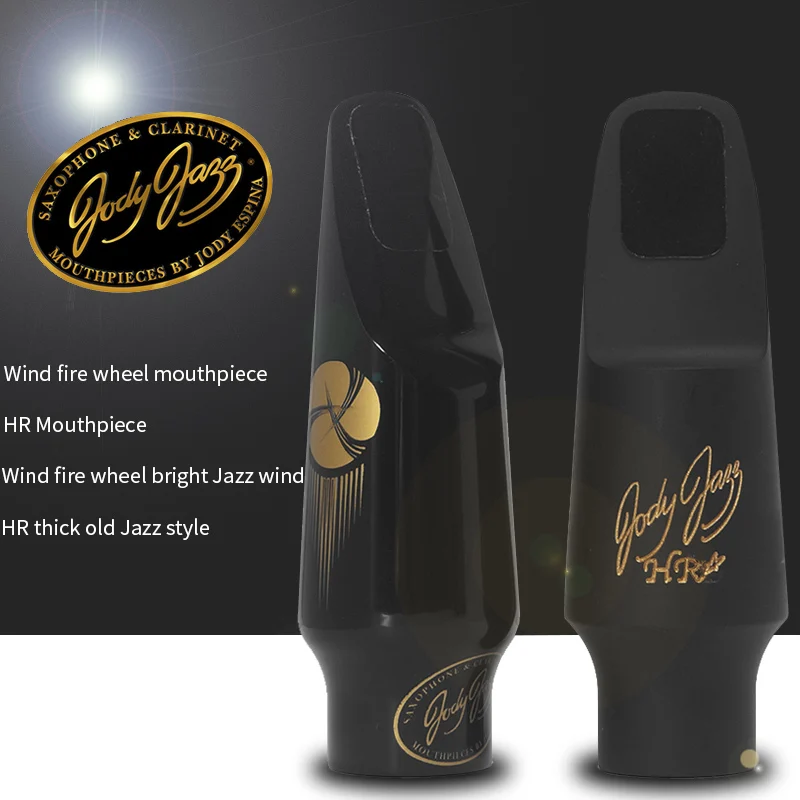 USA Jody fire wheel jet Alto Saxophone Hard rubber mouthpiece HR Jazz popular Tenor mouthpiece