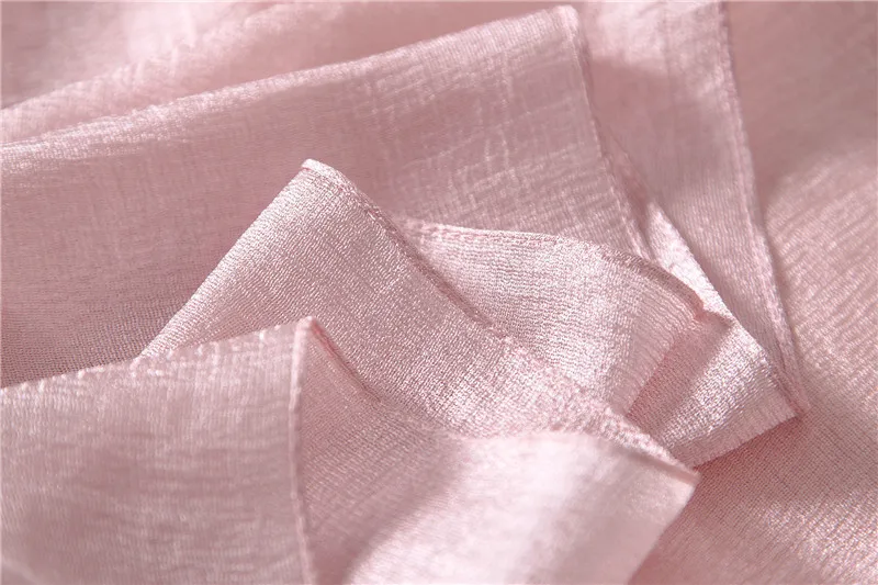 2023 luxus Marke Frauen Mode Schal Plain Solide Seide Leinen Schals Schals Sommer Dame Bandanas Pashmina Foulard Hijab 180*90 cm – Detail 40