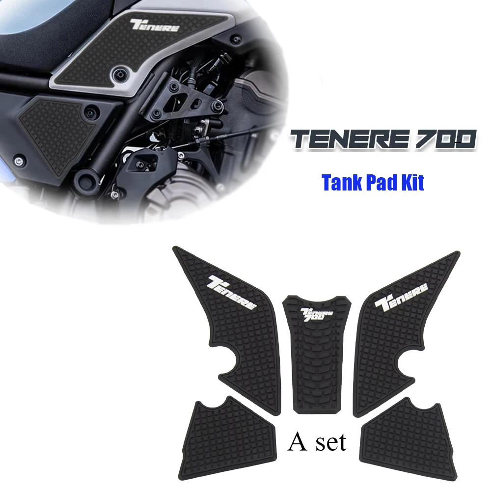 

For YAMAHA Tenere 700 Adventure T700 XTZ 700 Protector Anti Slip Tank Pad Sticker Gas Knee Grip Traction Side Pad 3M Decal