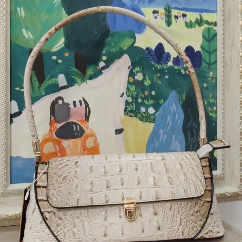 JIAERDI اليابانية الرجعية التمساح تنقش حقيبة يد المرأة Harajuku الساخن الفتيات حقيبة كتف السيدات الفاخرة خفيفة الوزن محفظة Y2k 2025