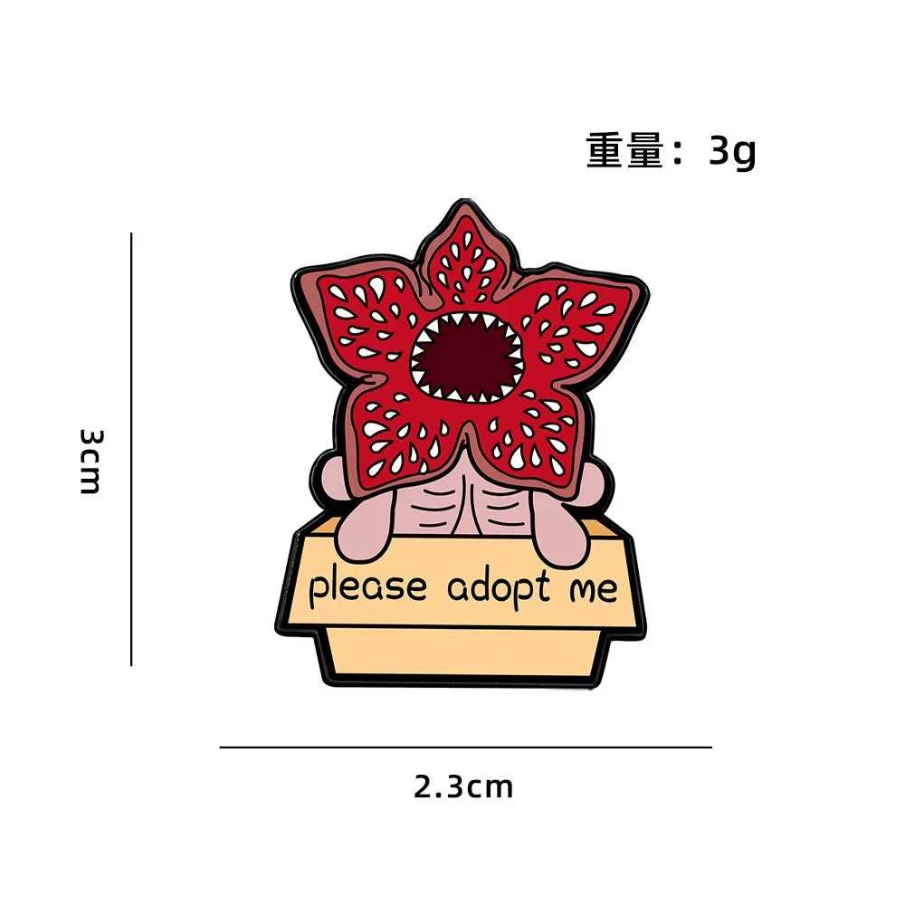 Cute King Cannibal Flower Enamel Pins Cartoon Women's Brooches Men Lapel Pins Badge on Backpack Costume Accessories Jewelry Gifs
