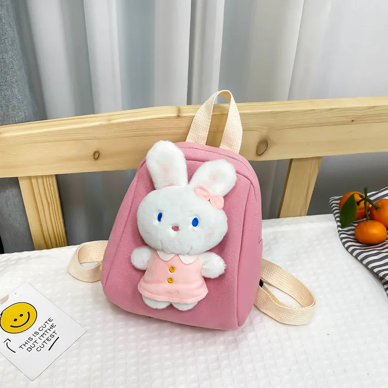 Sacs à dos de lapin de dessin animé pour enfants, mini sac à dos mignon pour bébé, sac d\'école pour écoliers de maternelle, sacs décontractés